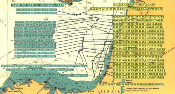 Haritalarla Mavi Marmara baskını - Resim: 1
