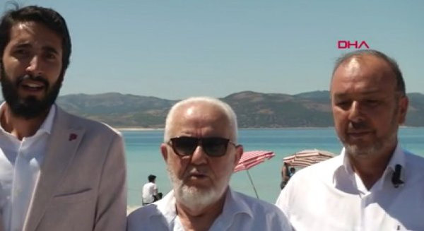 Saadet Partililer'in Salda'da depreme yakalanma anı tekbir getirdiler - Resim: 0