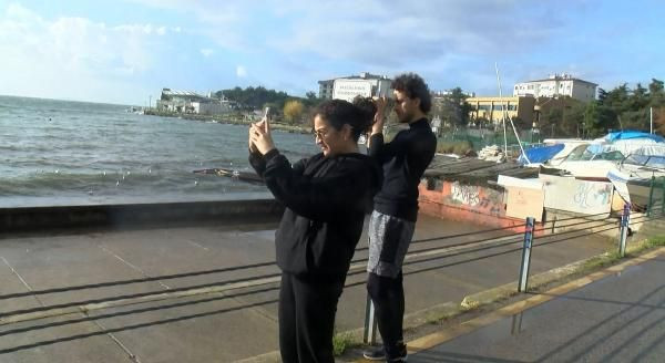 İstanbul'da lodos etkili oldu! Dalgaların yüksekliği 3 metreye kadar ulaştı - Resim: 3