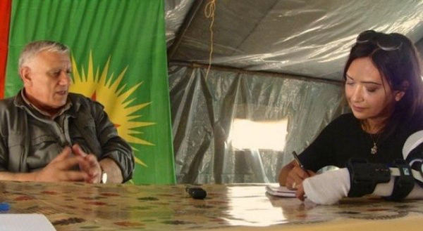 Amberin Zaman'ın terörist sevgisi Mazlum Kobani'yle görüşüp fotoğraf paylaştı - Resim: 1