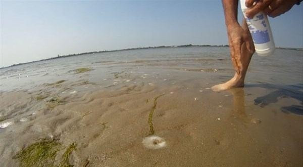 Denizin orta yerine tuz döktü ve bir anda çıkan şey... - Resim: 4