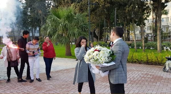 Hatay'da sürpriz evlilik teklifi: Böylesi görülmedi! - Resim: 3