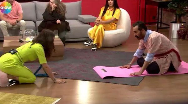 Kurtlar Vadisi'nin Muro'su Mustafa Üstündağ programda etek giyip amuda kalktı! - Resim: 3