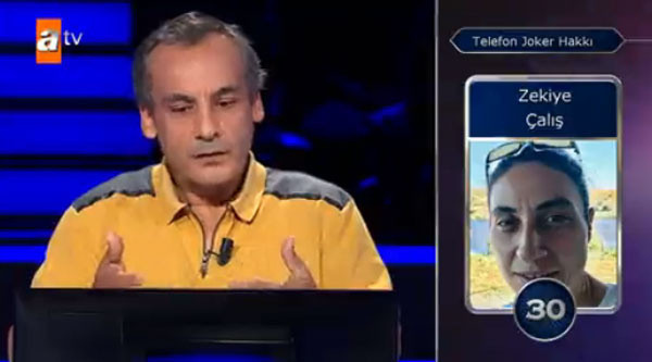 Kim Milyoner Olmak İster'de kimse beklemiyordu telefon joker hakkını bakın ne için kullandı - Resim: 0