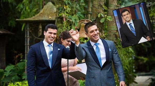 Ünlü haberci hemcinsiyle evlendi! - Resim: 1