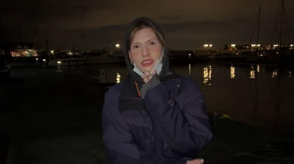 Kadıköy'de ünlü model Ece Su Uçkan'ın içinde bulunduğu taksi denize uçtu! - Resim: 3