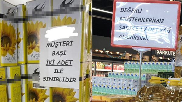 Marketler kotayla satıyordu! Zam sırası ayçiçek yağına geldi: TMO ihale yaptı - Resim: 1