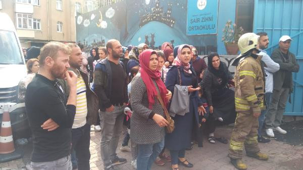 İstanbul'da okulda yangın paniği - Resim: 3
