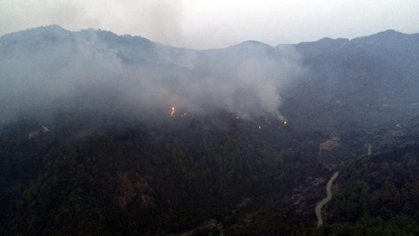 Hatay Antakya'da 2 gün önce başlayan orman yangını sürüyor! - Resim: 0