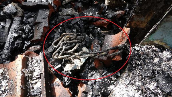 Bursa'da ailesinin zincire vurduğu çocuk yanmaktan son anda kurtuldu! Ailenin savunması şok etti - Resim: 0