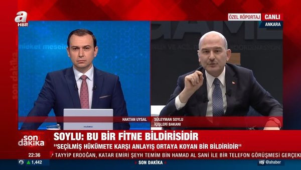 Bakan Soylu'dan bildiriye sert tepki: Bize ültimatom veremezsiniz! - Resim: 0