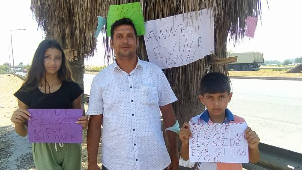 Çocukları ve komşuları bir oldu! Mersin'de pankartlı çağrı görenleri şaşırttı - Resim: 1