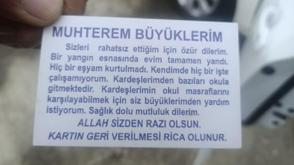 Düzce'de evinin yandığını söyleyerek dilenirken yakalandı! Üzerinden 860 TL çıktı - Resim: 0