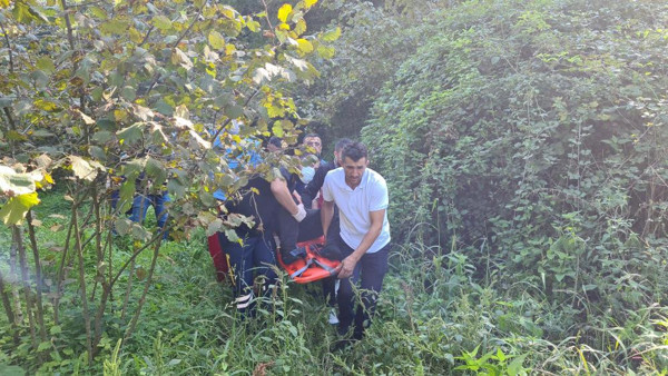 Zonguldak'ta 150 metreden uçuruma uçtu! Ormanda yaralı aradılar - Resim: 0