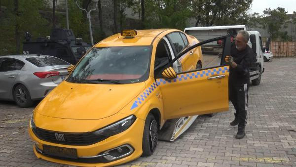 İstanbul'da yolcu olarak bindiği taksiyi çalıp 3 gün taksicilik yaptı! Kapısına bakın ne yazdı - Resim: 2