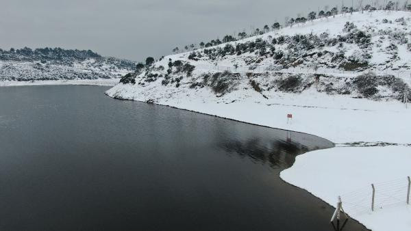 İstanbul'un barajları beyaz örtüyle kaplandı! Karın erimesiyle büyük artış bekleniyor - Resim: 0