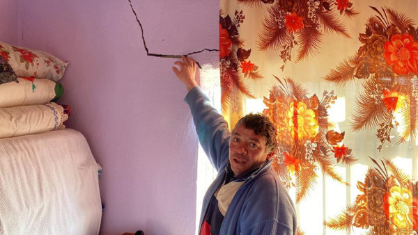 Afyonkarahisar'da 10 yıldır sürekli duvarlar çatlıyordu! Gerçeği öğrenince şok oldular - Resim: 0