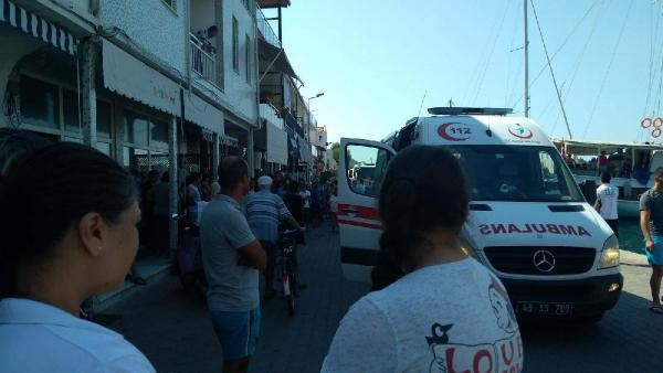 Marmaris'te feci kaza sadece ayakları gözüküyor ilk görüntüler - Resim: 4