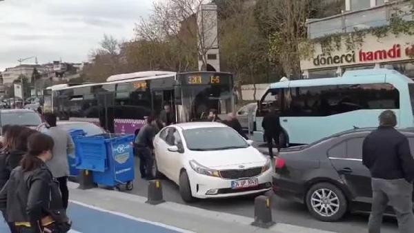 Sorumsuzluğun böylesi! Otobüsün yolunu kapatınca... - Resim: 3