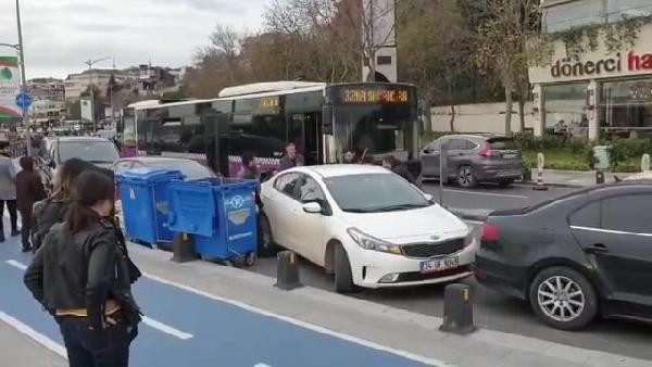 Sorumsuzluğun böylesi! Otobüsün yolunu kapatınca... - Resim: 4