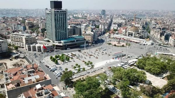 Taksim'de neler oldu? İşte kare kare birbirinden ilginç o anlar - Resim: 1
