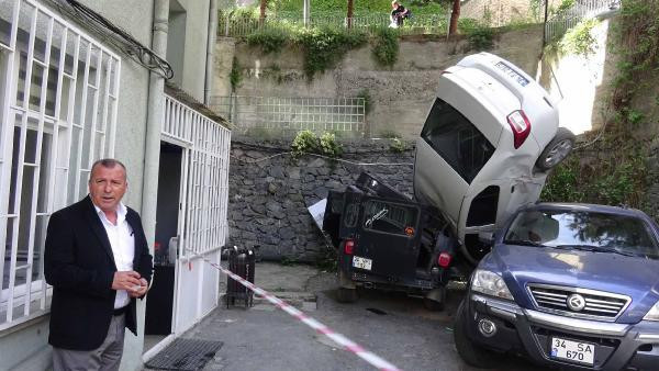 Beşiktaş’ta görenleri şaşkına çeviren kaza! - Resim: 2