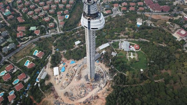 Çamlıca Televizyon Kulesi "giydirilmeye" başlandı   - Resim: 2