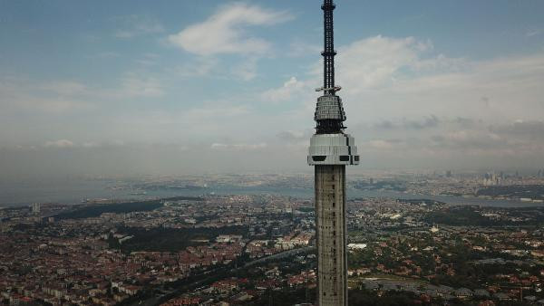 Çamlıca Televizyon Kulesi "giydirilmeye" başlandı   - Resim: 3
