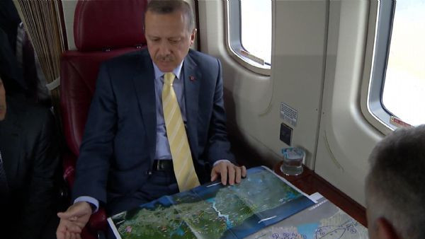 Erdoğan havadan böyle teftişe çıktı - Resim: 2