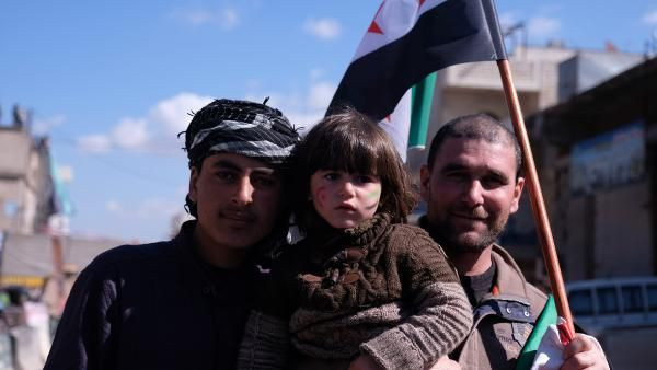 Suriye'de Mehmetçiğe destek mitingi - Resim: 3