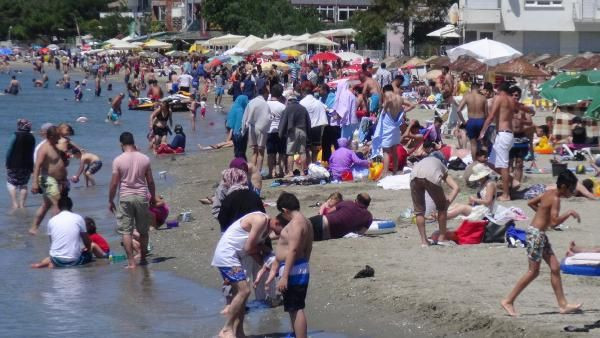 Silivri plajlarında hafta sonu yoğunluğu - Resim: 2