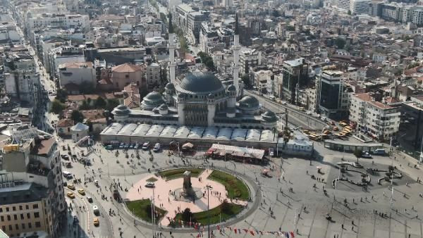 Yapımına 2017'de başlanmıştı! Taksim Camii inşaatında sona gelindi - Resim: 1