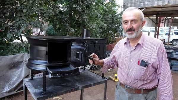 Trabzon'da dayısı istedi kamyon jantından yaptı! Fiyatı 2 bin lira sipariş yapıyor - Resim: 1