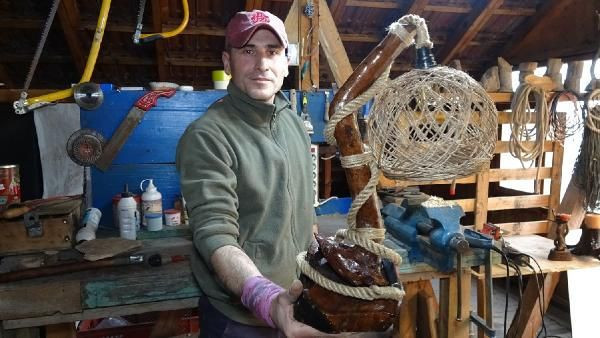 Düzce'de ağaç dallarından şaheser yaptı! Görenler hayran kaldı - Resim: 4