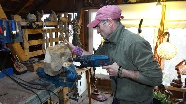 Düzce'de ağaç dallarından şaheser yaptı! Görenler hayran kaldı - Resim: 3