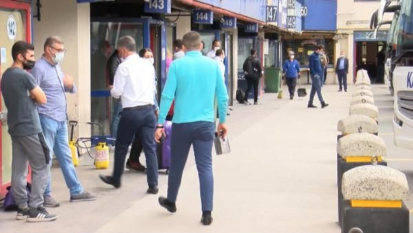 Tam kapanmanın bitmesine saatler kala otogarda yoğunluk başladı! Biletler tükendi - Resim: 3