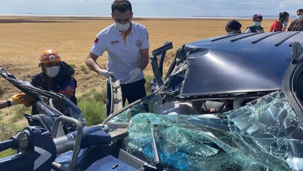 Aksaray'da feci kazada araçta sıkıştı! Acılar çekmesine rağmen tek bir şey sordu - Resim: 1