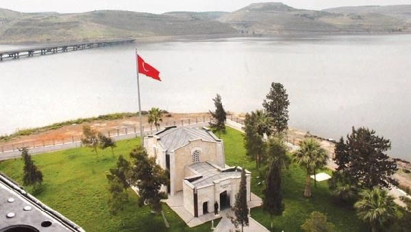  İlk kez sosyal medyada paylaşıldı! Süleyman Şah Türbesi... - Resim: 1