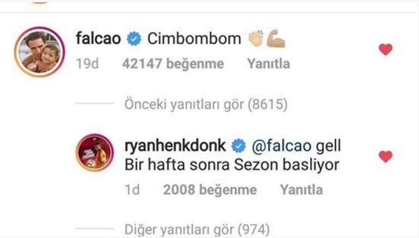 Falcao'dan Muslera'nın paylaşımına bomba yorum! - Resim: 2