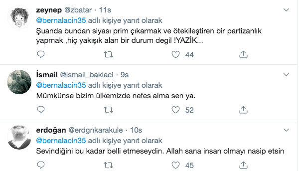 Berna Laçin'in Elazığ depremi paylaşımına tepki yağdı Twitter'da TT oldu - Resim: 0