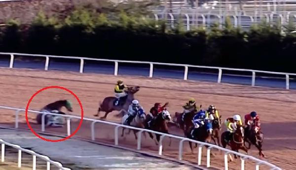 Adana Yeşiloba Hipodromu’nda korku dolu anlar! 3 jokey attan düştü - Resim: 0