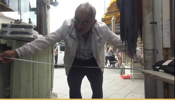 Çorum'da dünyanın en dar sokağında sosyal mesafe kuralı ilginç görüntüler - Resim: 2