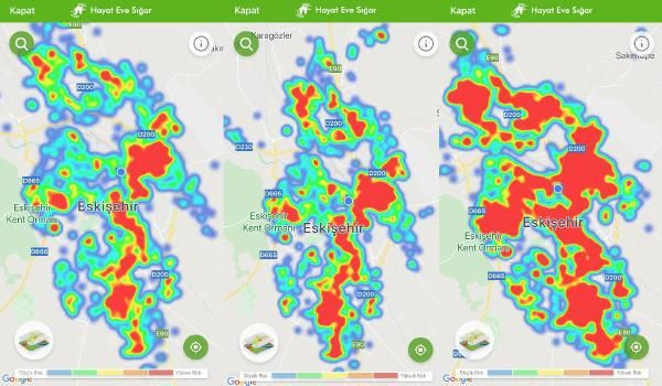 Eskişehir'de koronavirüs riski arttı HES uygulamasındaki harita kırmızıyla kaplandı - Resim: 4