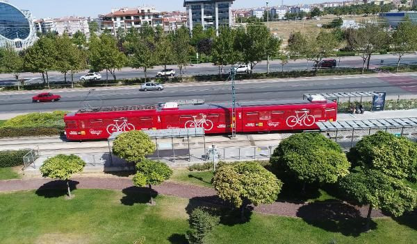 Konya'da bisiklet tramvayı raylarda! Türkiye'de bir ilk - Resim: 1