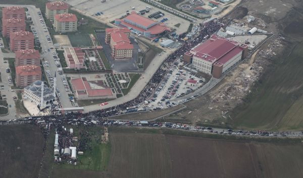 Silivri izdihamı havadan görüntülendi! - Resim: 4