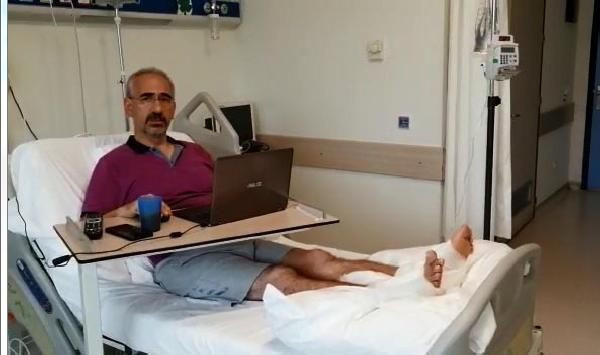 Profesör 82 derecelik termal suya düştü! Olur böyle kazalar - Resim: 2