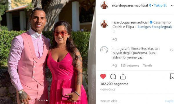 Ivana Sert futbolcu Ricardo Quaresma hakkında öyle bir yorum yaptı ki! 'Pek fena' - Resim: 2