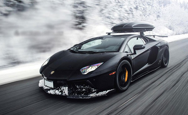 Kış şartlarına uygun Lamborghini! - Resim: 1