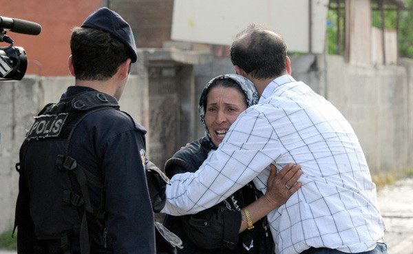 Terörist cenazeleri alımında olay - Resim: 3