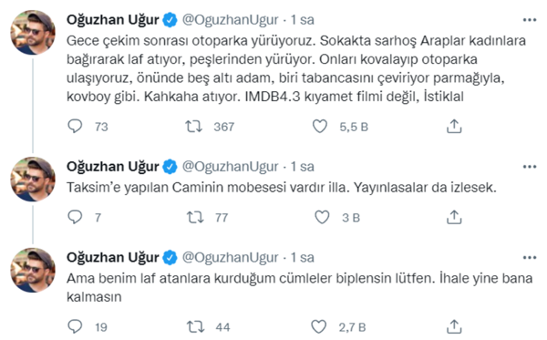 Tacize müdahale etti! Oğuzhan Uğur kabusu yaşadı: Kıyamet filmi değil - Resim: 0